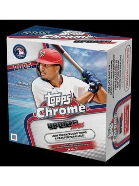 2025 Chrome Update Baseball MEGA Box - 7 Packs, Collectible Cards, Rare Inserts